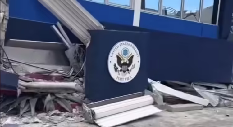 Terremoto en Vanuatu causa daños a la embajada de Estados Unidos