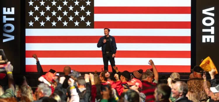 Elon Musk entregó cheques de un millón de dólares a dos votantes en Wisconsin