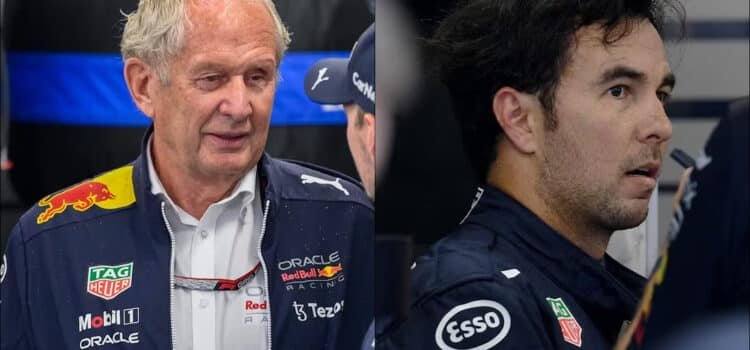 Helmut Marko nuevamente se lanza contra Checo Pérez