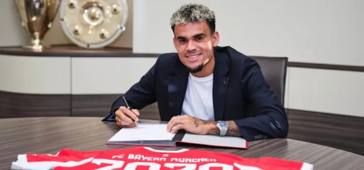 Luis Díaz, el tercer fichaje más costoso en la historia del Bayern Munich