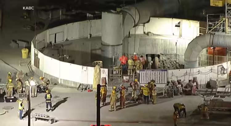 31 trabajadores se ponen a salvo tras el colapso del túnel sanitario en Los Ángeles