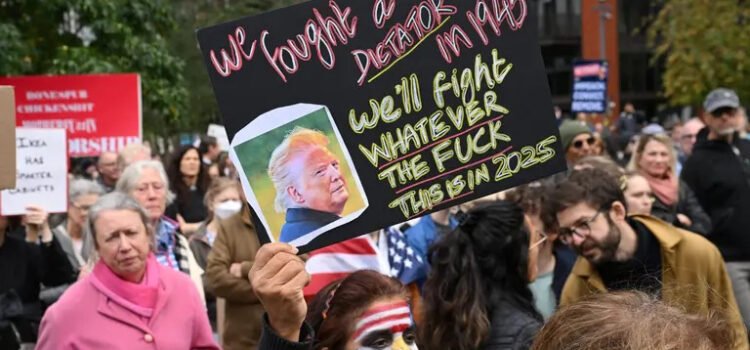 ‘No Kings Day’ en Estados Unidos: Rechazan Forma de Gobierno de Donald Trump