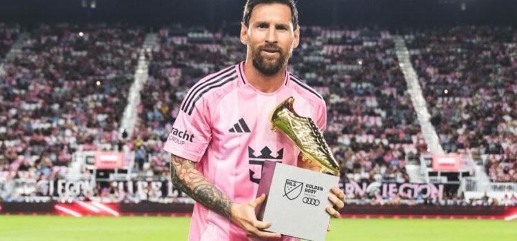 Messi recibe su primera Bota de Oro de la MLS antes de arranque de playoffs