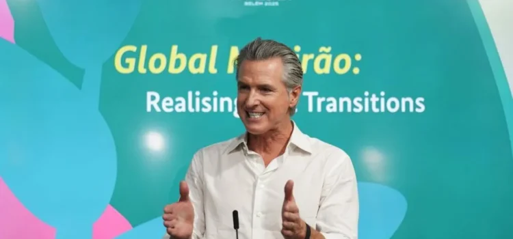 Gavin Newsom, califica a Trump de “especie invasora” en la COP30.